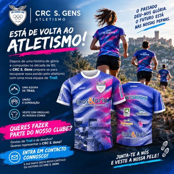 Centro Recreativo e Cultural S. Gens cria equipa de Trail